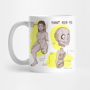 robot girl Mug